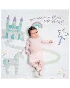 Kit Primo Anno Something Special - Copertina Swaddle in Mussola di Cotone + 14 Cards - Per i bebé più social!