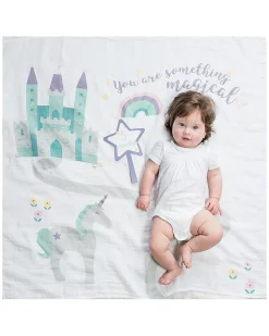 Kit Primo Anno Something Special - Copertina Swaddle in Mussola di Cotone + 14 Cards - Per i bebé più social!