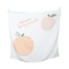 Kit Primo Anno Sweet as a Peach - Copertina Swaddle in Mussola di Cotone + 14 Cards - Per I Bebè più Social