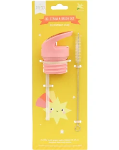 Kit Tappo Cannuccia e Scovolino - Stelle Cadenti