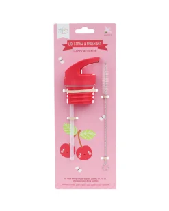 Kit Tappo Cannuccia e Scovolino - Ciliegie Felici