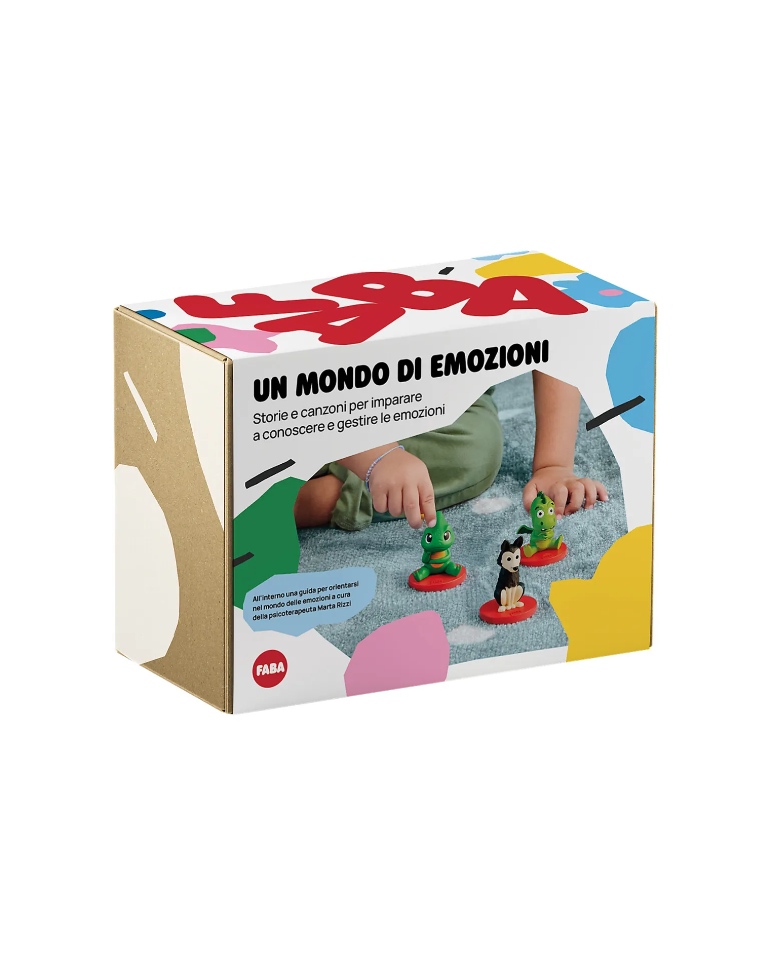 Kit Un Mondo di Emozioni - 3 Personaggi Sonori + Guida - per Imparare a Conoscere e Gestire le Emozioni