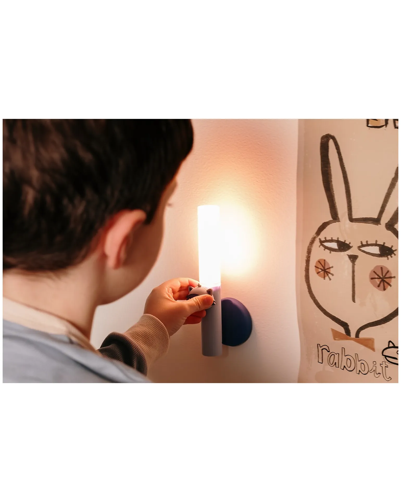 Lampada Portatile 3-in-1 Zoo Light - Procione - con Modalità Sleep, Walk e Read