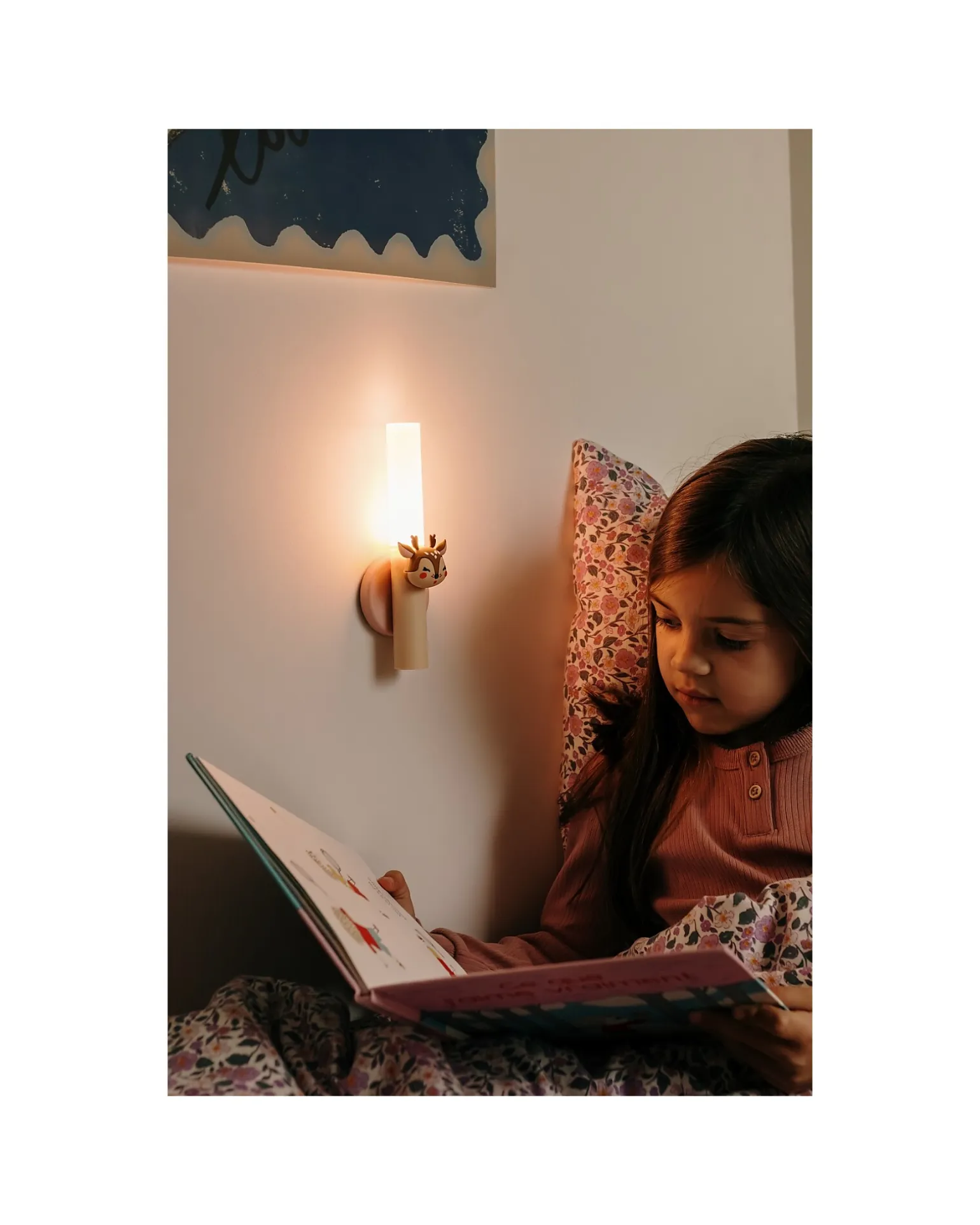 Lampada Portatile 3-in-1 Zoo Light - Cervo - con Modalità Sleep, Walk e Read
