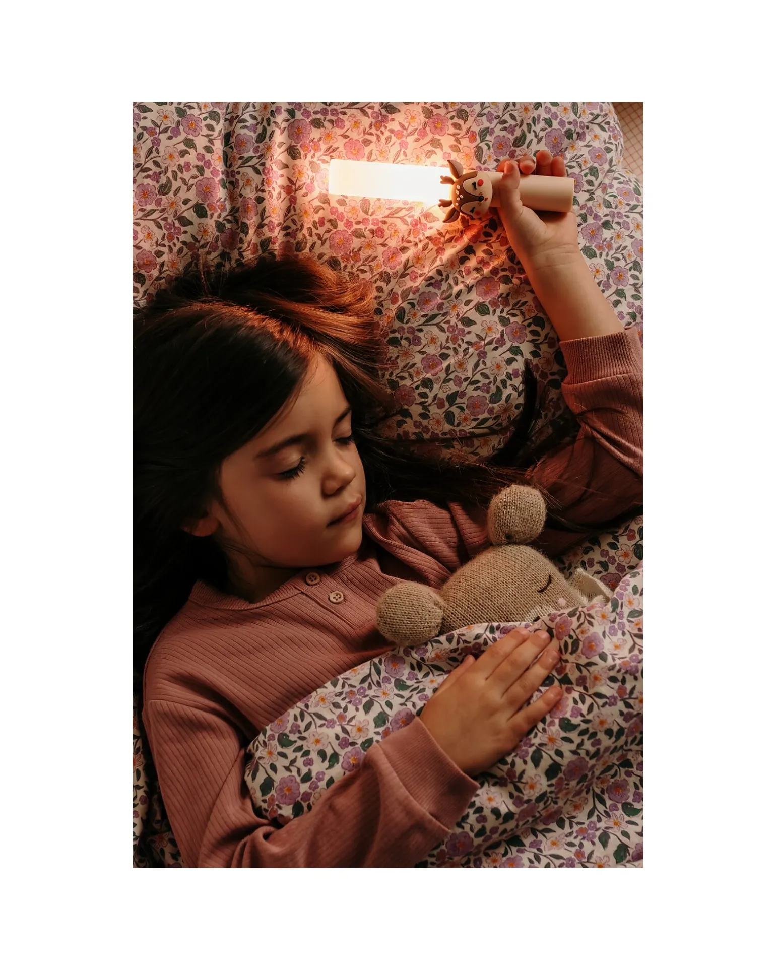 Lampada Portatile 3-in-1 Zoo Light - Cervo - con Modalità Sleep, Walk e Read