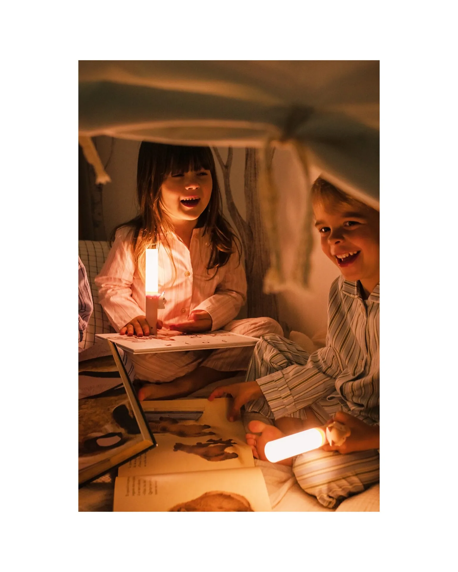 Lampada Portatile 3-in-1 Zoo Light - Volpe - con Modalità Sleep, Walk e Read