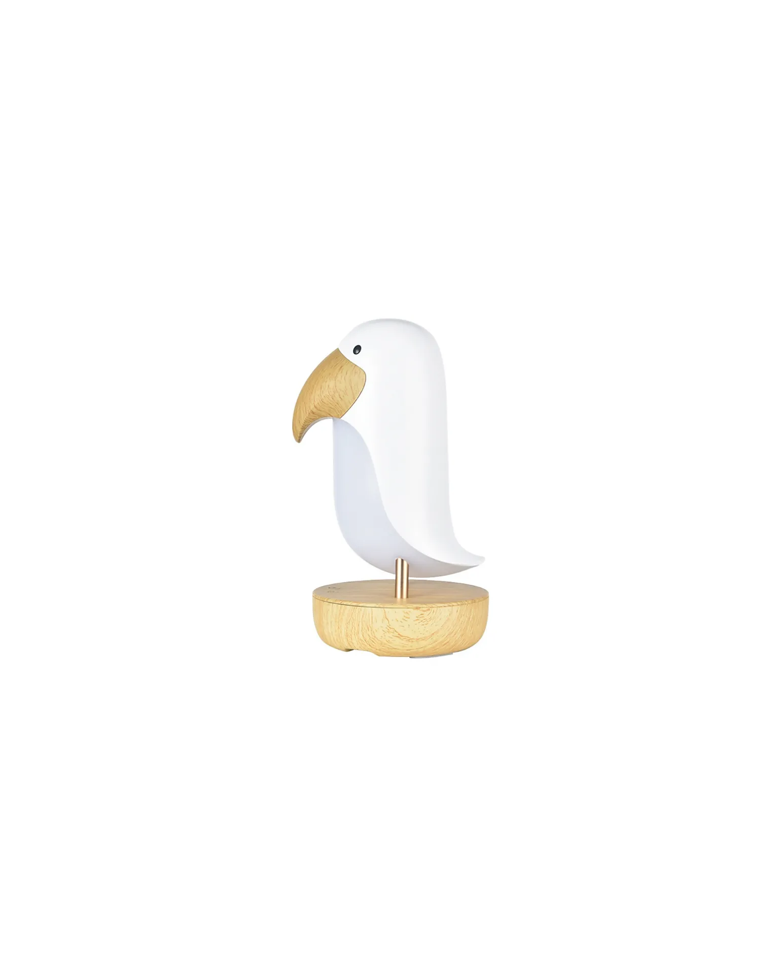 Lampada Puffino con Speaker - Bianco - 20x10.6 cm