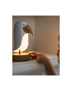 Lampada Puffino con Speaker - Bianco - 20x10.6 cm