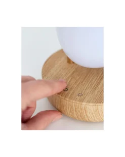 Lampada Puffino con Speaker - Bianco - 20x10.6 cm