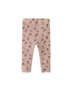 Leggings con Vita Elasticizzata - Purple Dove - 100% Lana Merino