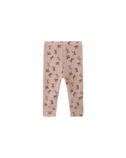 Leggings con Vita Elasticizzata - Purple Dove - 100% Lana Merino