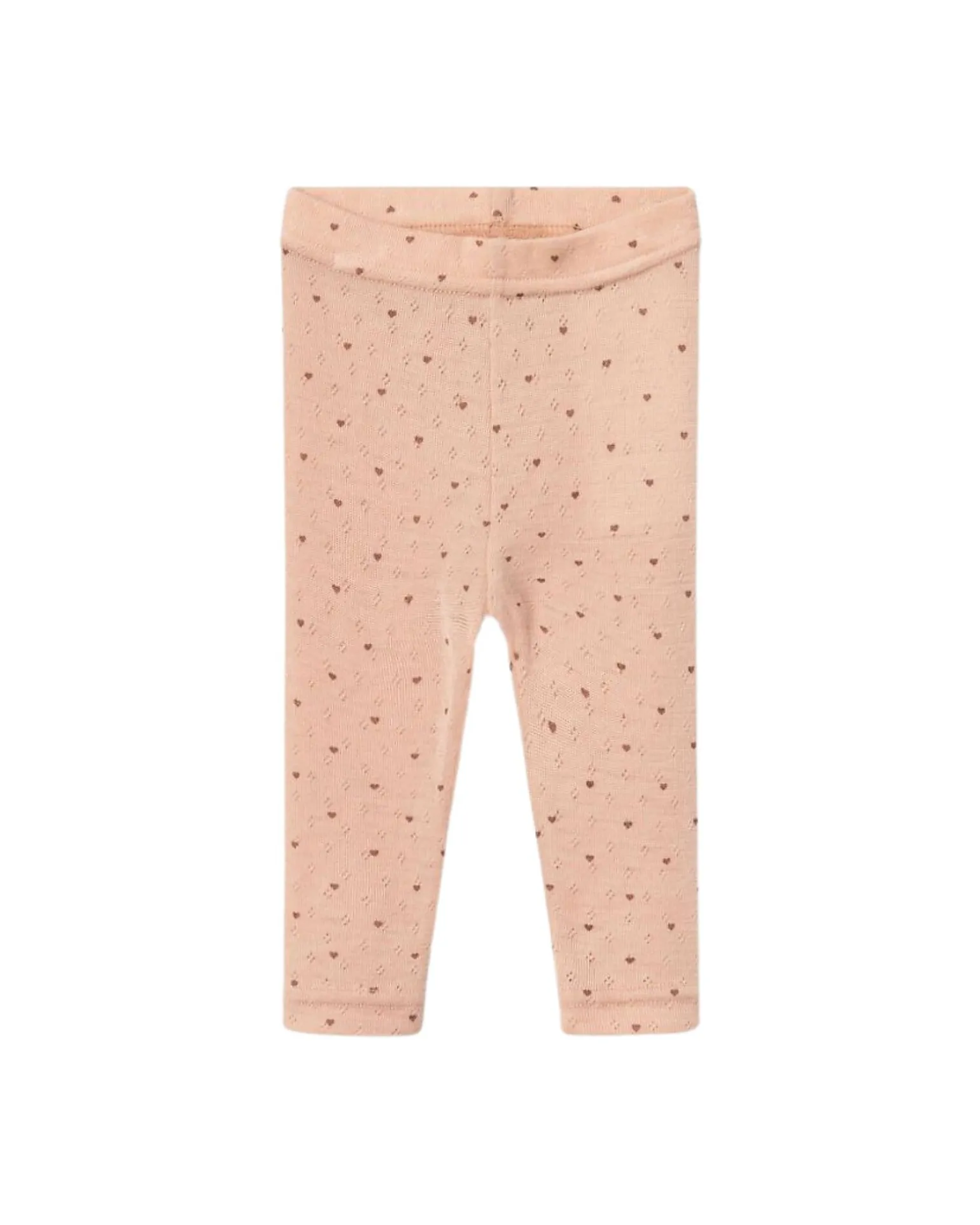 Leggings Slim Fit con Vita Elasticizzata - Rugby Tan - 100% Lana Merino