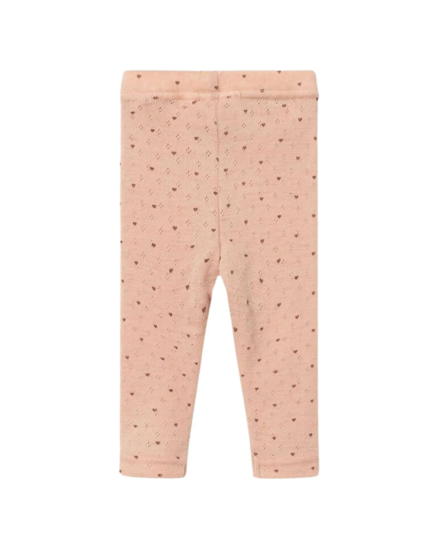 Leggings Slim Fit con Vita Elasticizzata - Rugby Tan - 100% Lana Merino