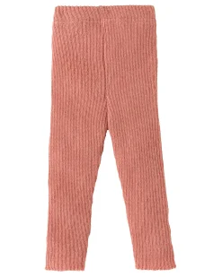Leggins in Maglia - Rosa - 100% Lana Merino Bio Certificata GOTS
