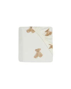 Lenzuolo con Angoli per Lettino - 60x120cm - Teddy Bear - Cotone