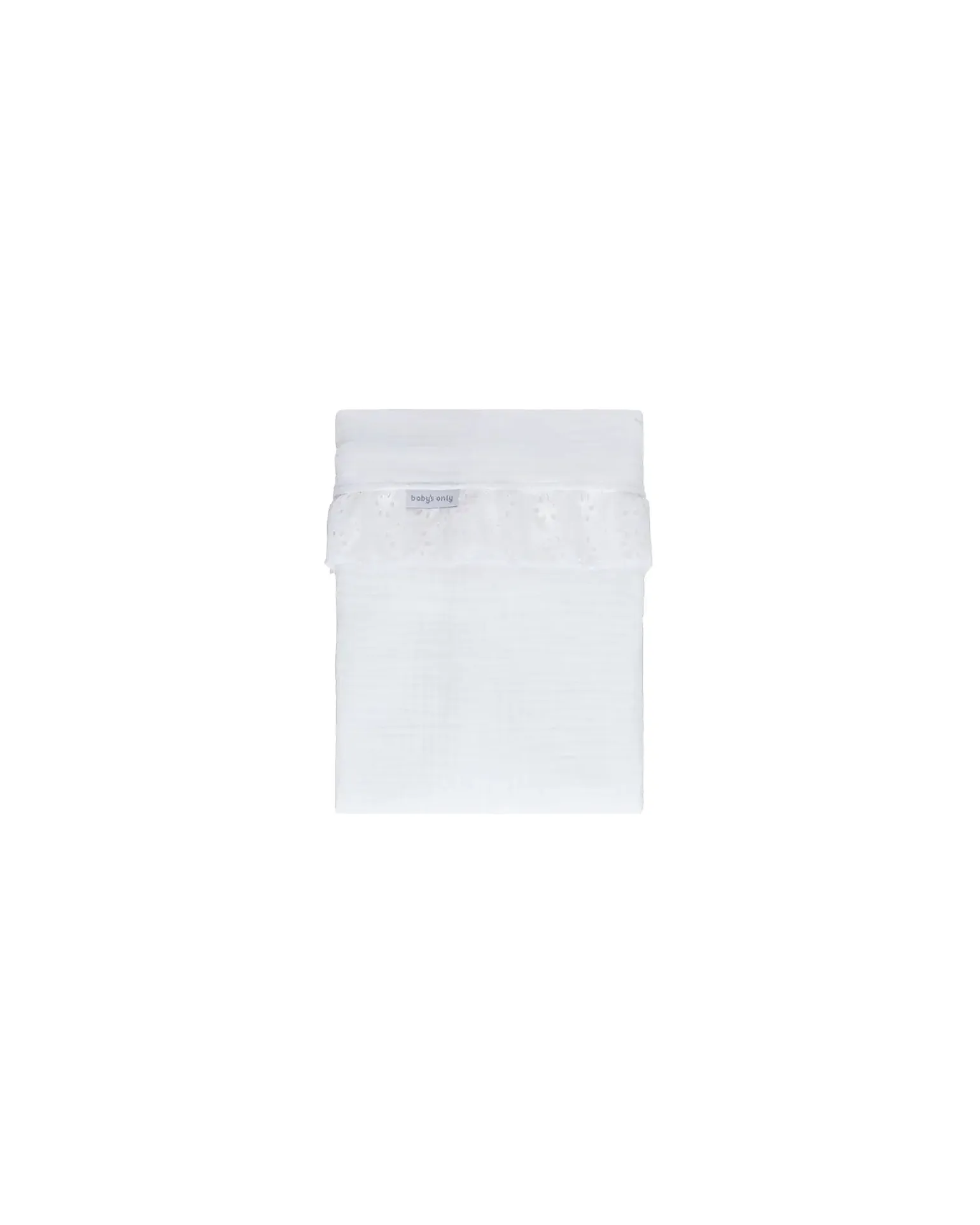 Lenzuolo per Lettino Calm - Bianco - 120x150 cm - 100% Cotone