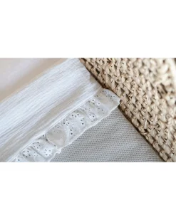 Lenzuolo per Lettino Calm - Bianco - 120x150 cm - 100% Cotone