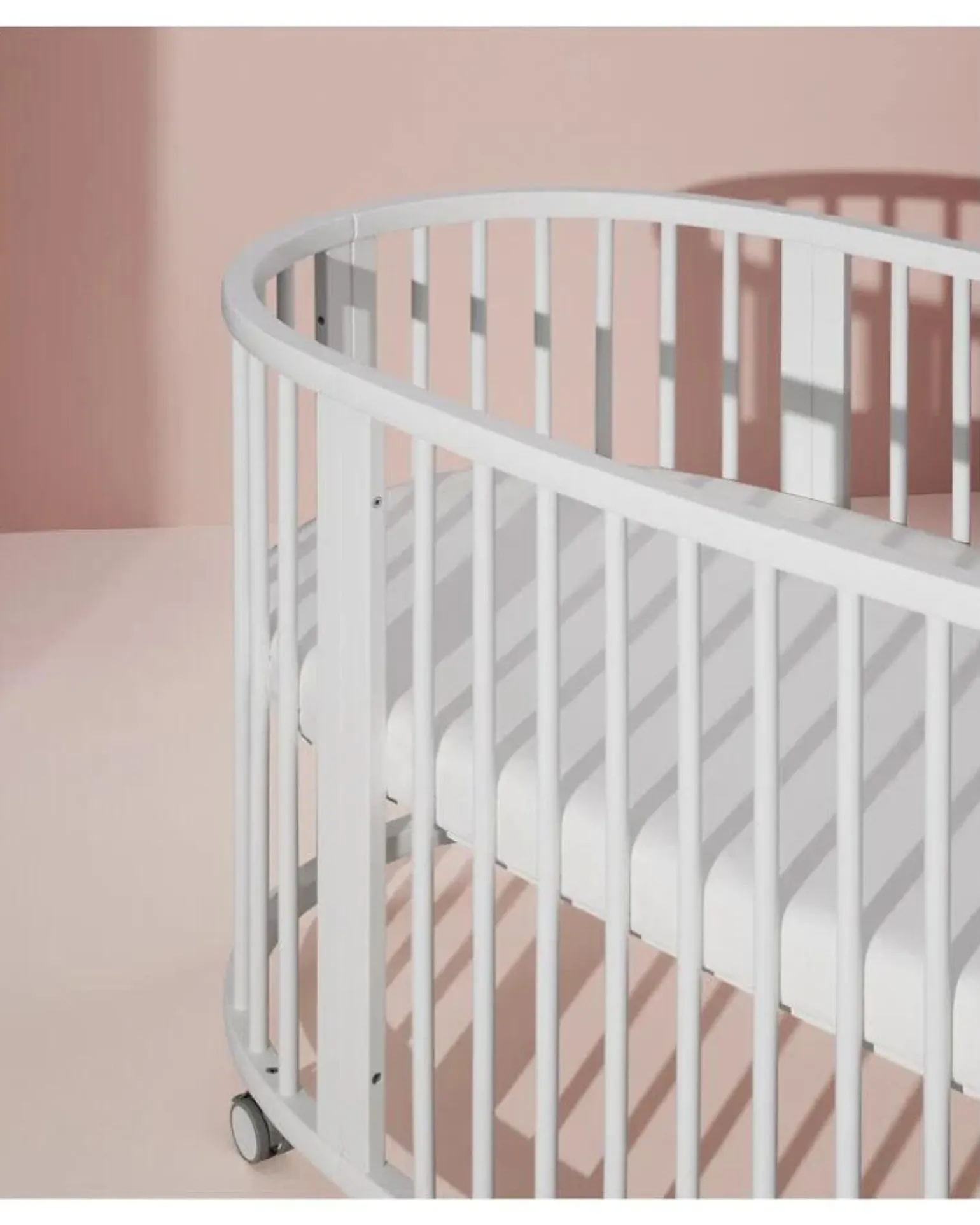 Letto Evolutivo Sleepi V3 - Bianco - Legno di Faggio