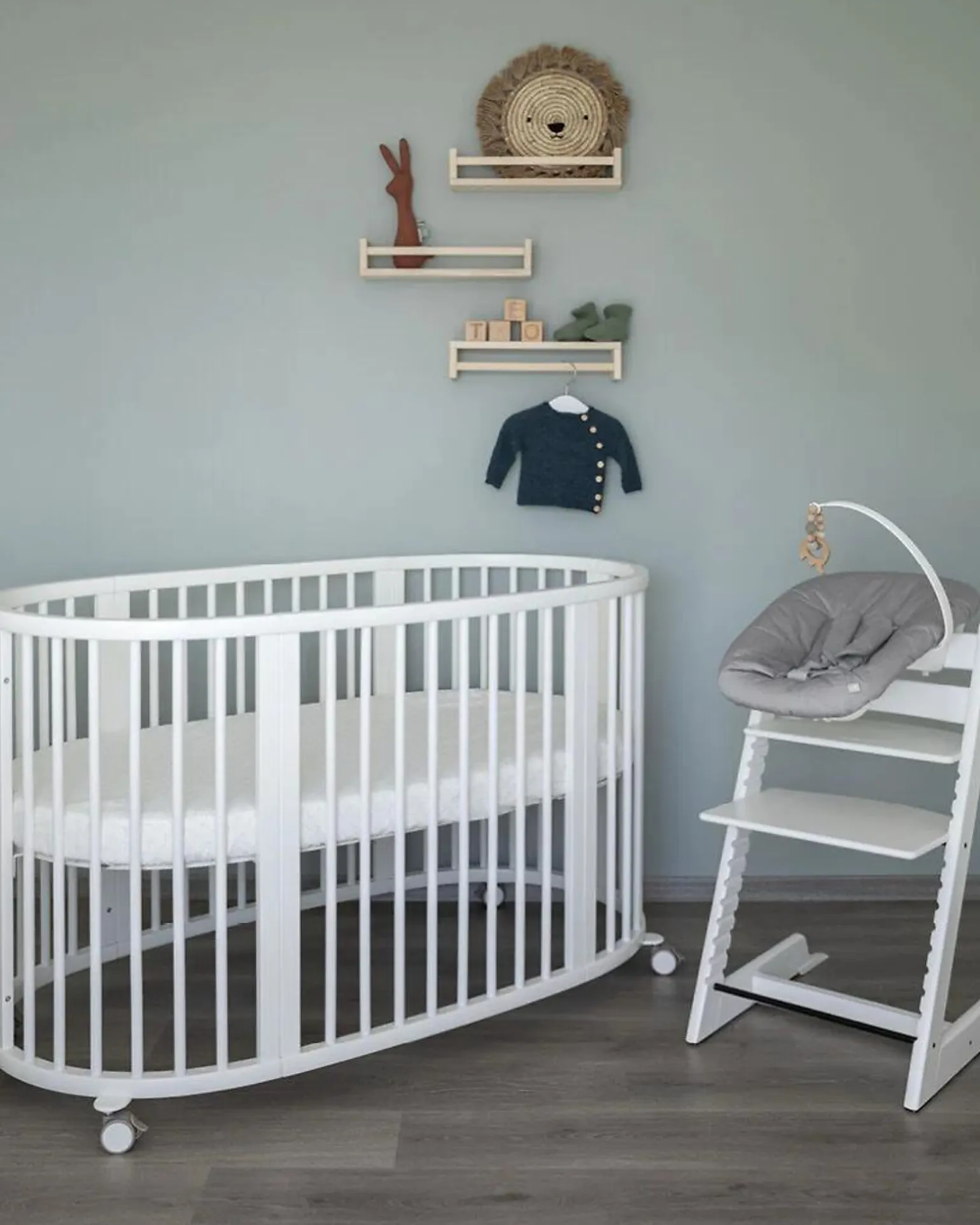 Letto Evolutivo Sleepi V3 - Bianco - Legno di Faggio