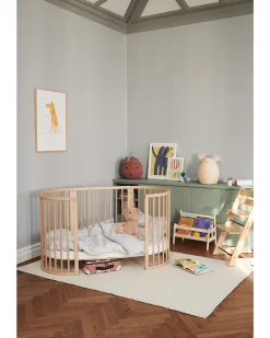 Letto Evolutivo Sleepi V3 - Marrone - Legno di Faggio