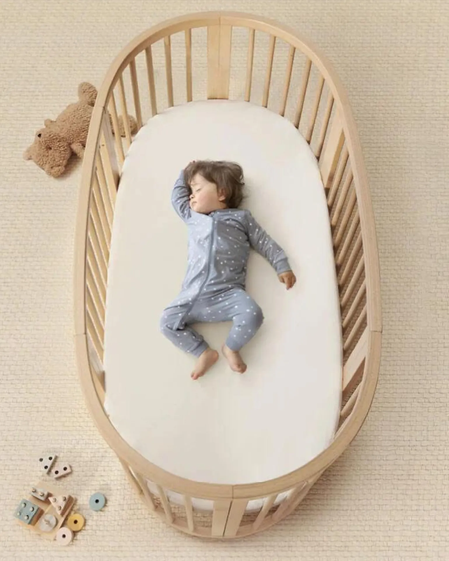 Letto Evolutivo Sleepi V3 - Natural - Legno di Faggio