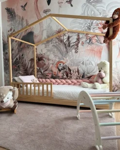 Letto Montessori Evolutivo Evi 4 in 1 - 200x90 cm - Tutto incluso - dalla Nascita a 99 anni