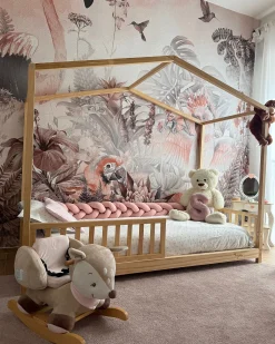 Letto Montessori Evolutivo Evi 4 in 1 - 200x90 cm - Tutto incluso - dalla Nascita a 99 anni