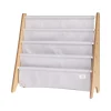 Libreria Frontale Montessoriana - Grigio Chiaro - Poliestere Riciclato - 61x63 x25,4 cm
