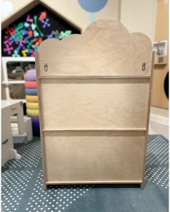 Libreria Montessori Frontale - Cloud - Legno di Betulla - Natural