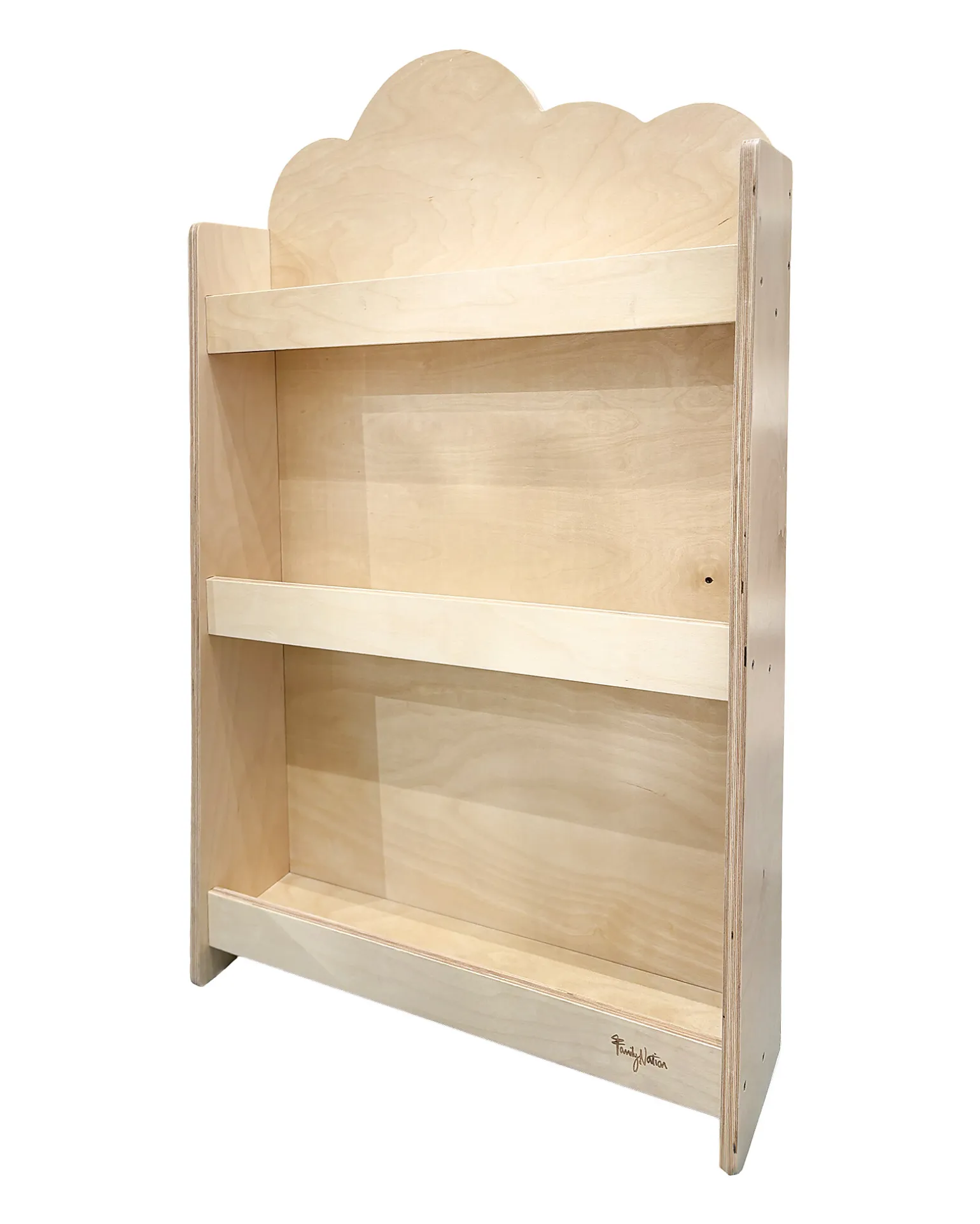 Libreria Montessori Frontale - Cloud - Legno di Betulla - Natural