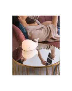 Luce da Notte Balena in Morbido Silicone - Bianco - Con Telecomando