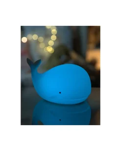 Luce da Notte Balena in Morbido Silicone - Bianco - Con Telecomando