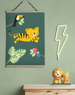 Luce da Notte LED - Leone - Giallo