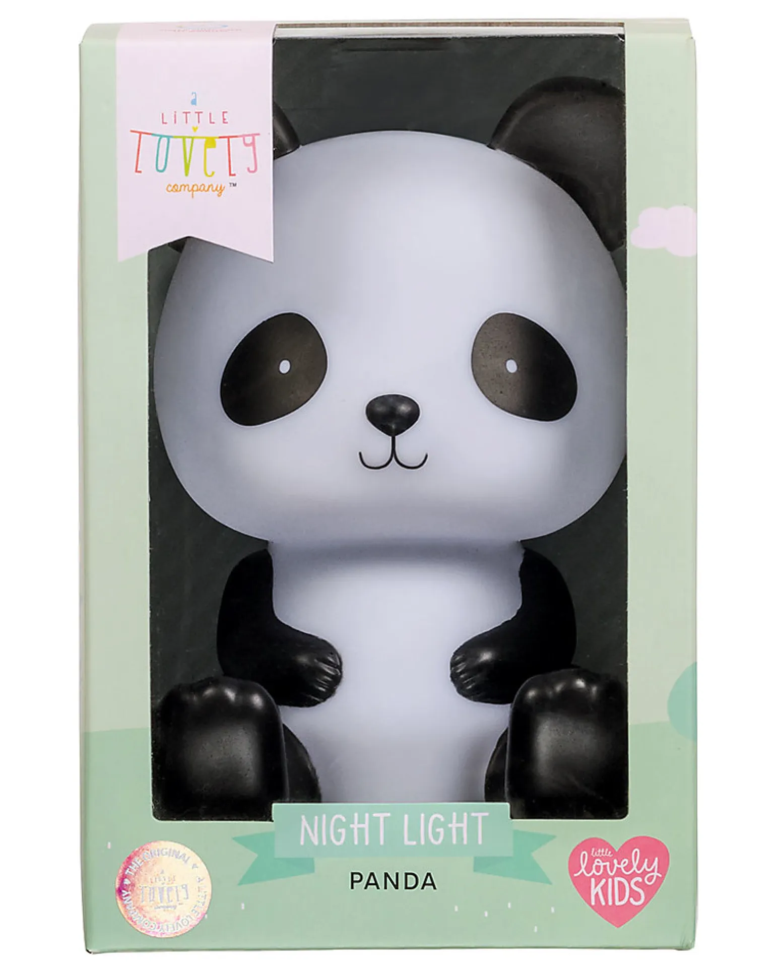 Luce da Notte LED, Panda - Nero