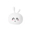 Luce da Notte Portatile Coniglietto - Bianco - In Morbido Silicone