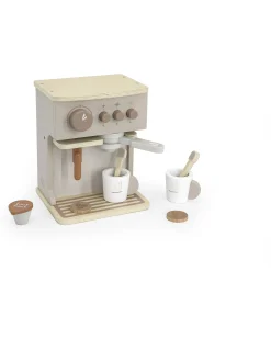 Macchina da Caffe Giocattolo in Legno FSC - Beige - 3+ anni