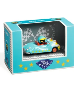 Macchinina Blue Gun - Crazy Motors - in Metallo