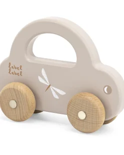 Macchinina Giocattolo in Legno FSC - Beige - 18+ m