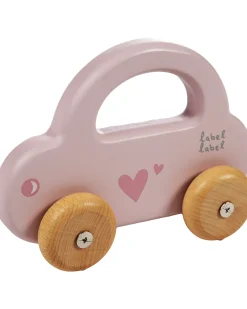 Macchinina Giocattolo in Legno FSC - Rosa - 18+ m