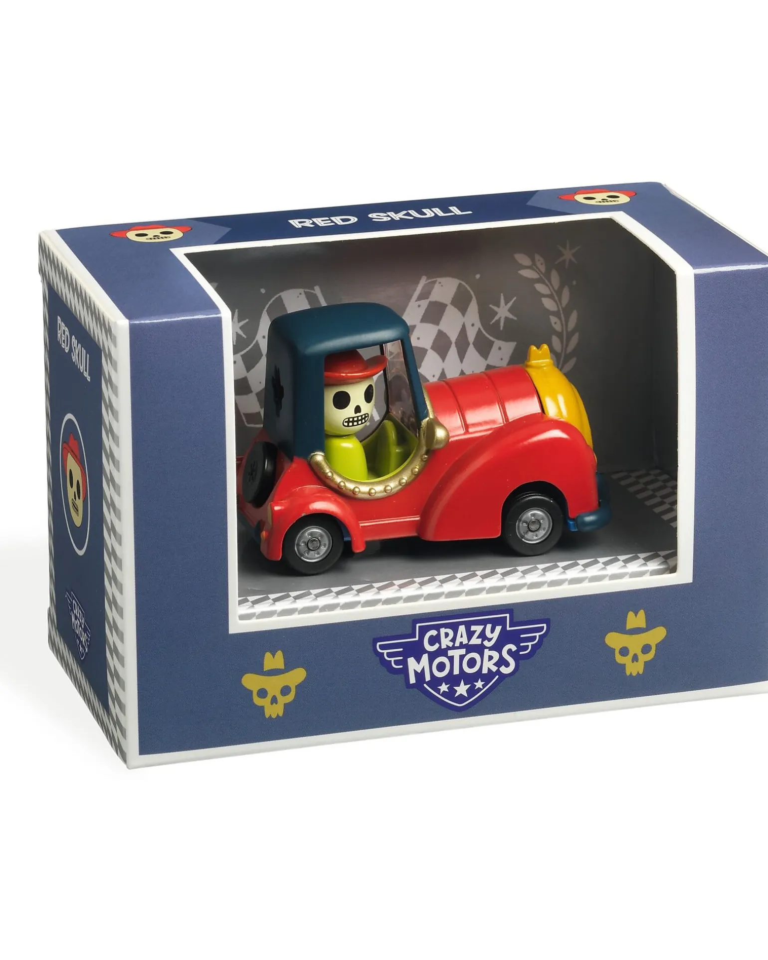 Macchinina Red Skull - Crazy Motors - in Metallo