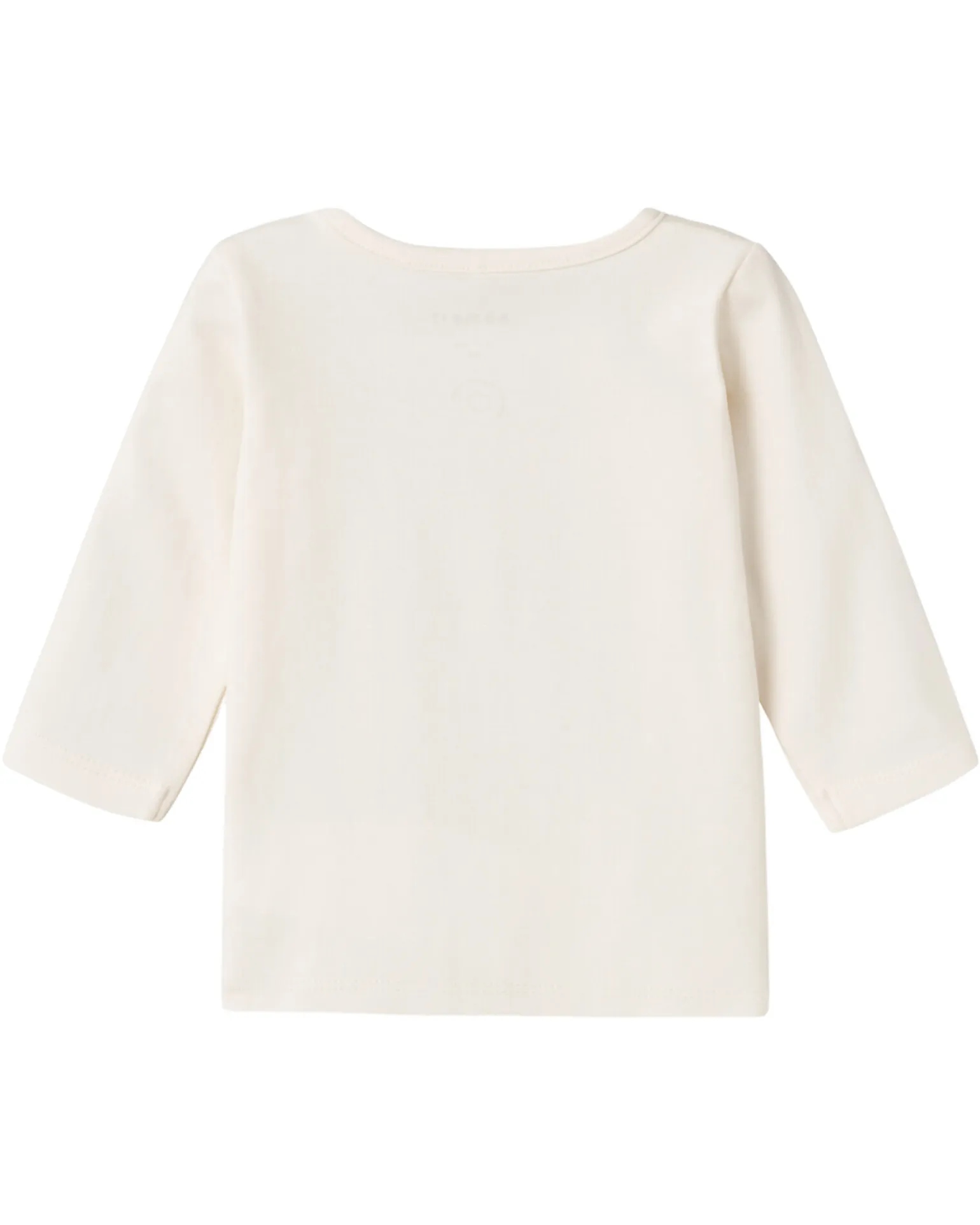 Maglia a Maniche Lunghe con Stampa Unicorno - Crema - Cotone Biologico