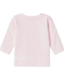 Maglia a Maniche Lunghe con Stampa Unicorno - Malva - Cotone Biologico