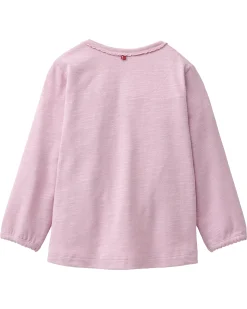 Maglia a Maniche Lunghe - Malva - in Cotone Organico - Certificato GOTS