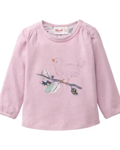 Maglia a Maniche Lunghe - Malva - in Cotone Organico - Certificato GOTS