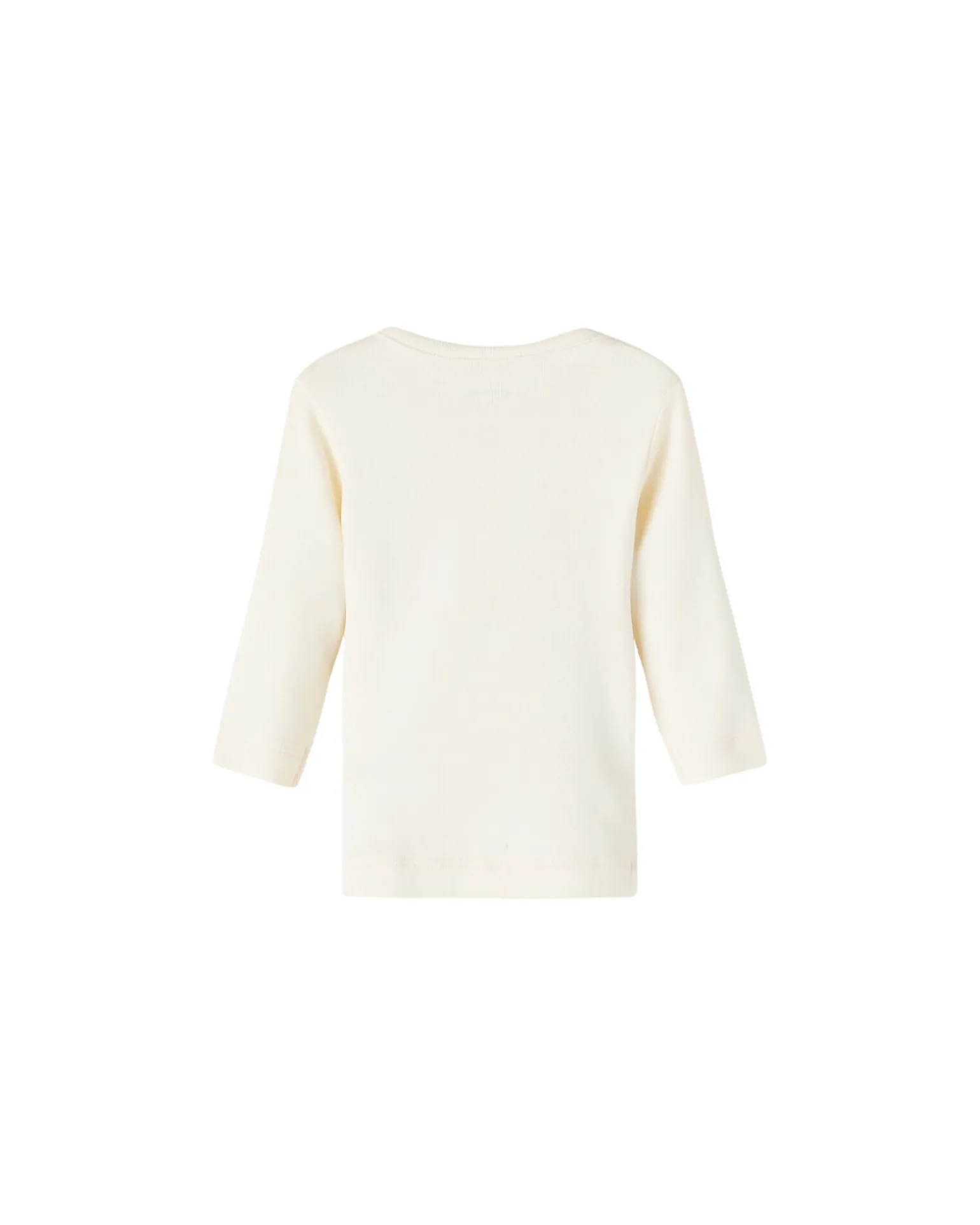 Maglia Manica Lunga con Stampa - Buttercream - Cotone Bio