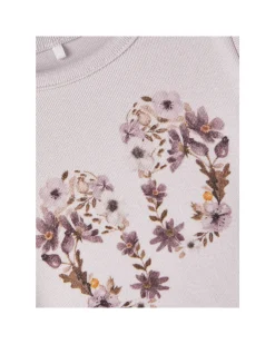 Maglia Manica Lunga con Stampa - Orchid Hush - Cotone Bio