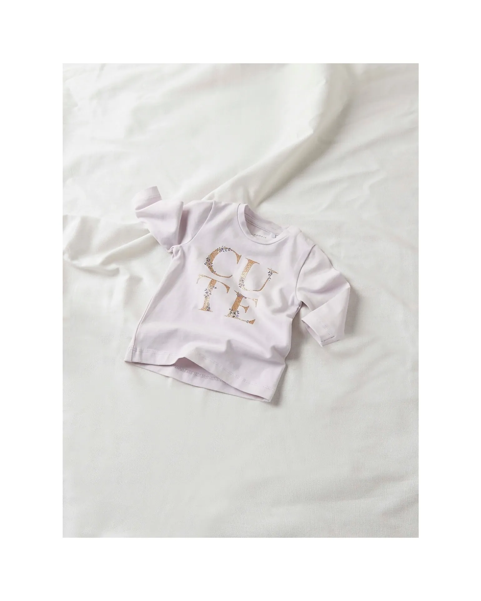 Maglia Manica Lunga - Cute - Orchid Hush - Cotone Bio