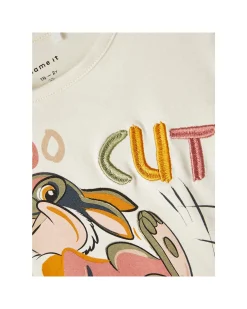 Maglia Maniche Lunghe - Jet Stream - con Volant e Stampa Frontale - Cotone