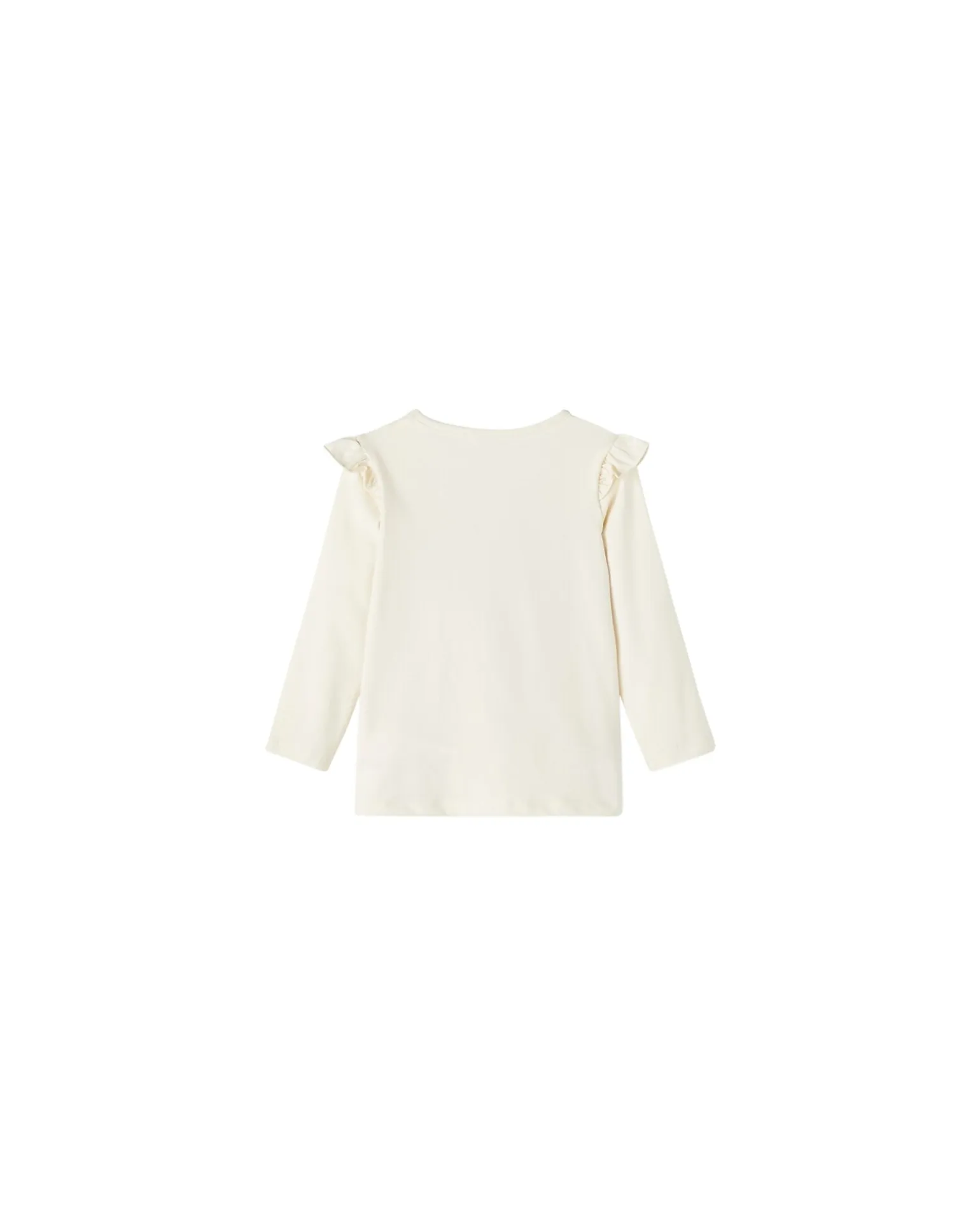 Maglia Maniche Lunghe - Jet Stream - con Volant e Stampa Frontale - Cotone