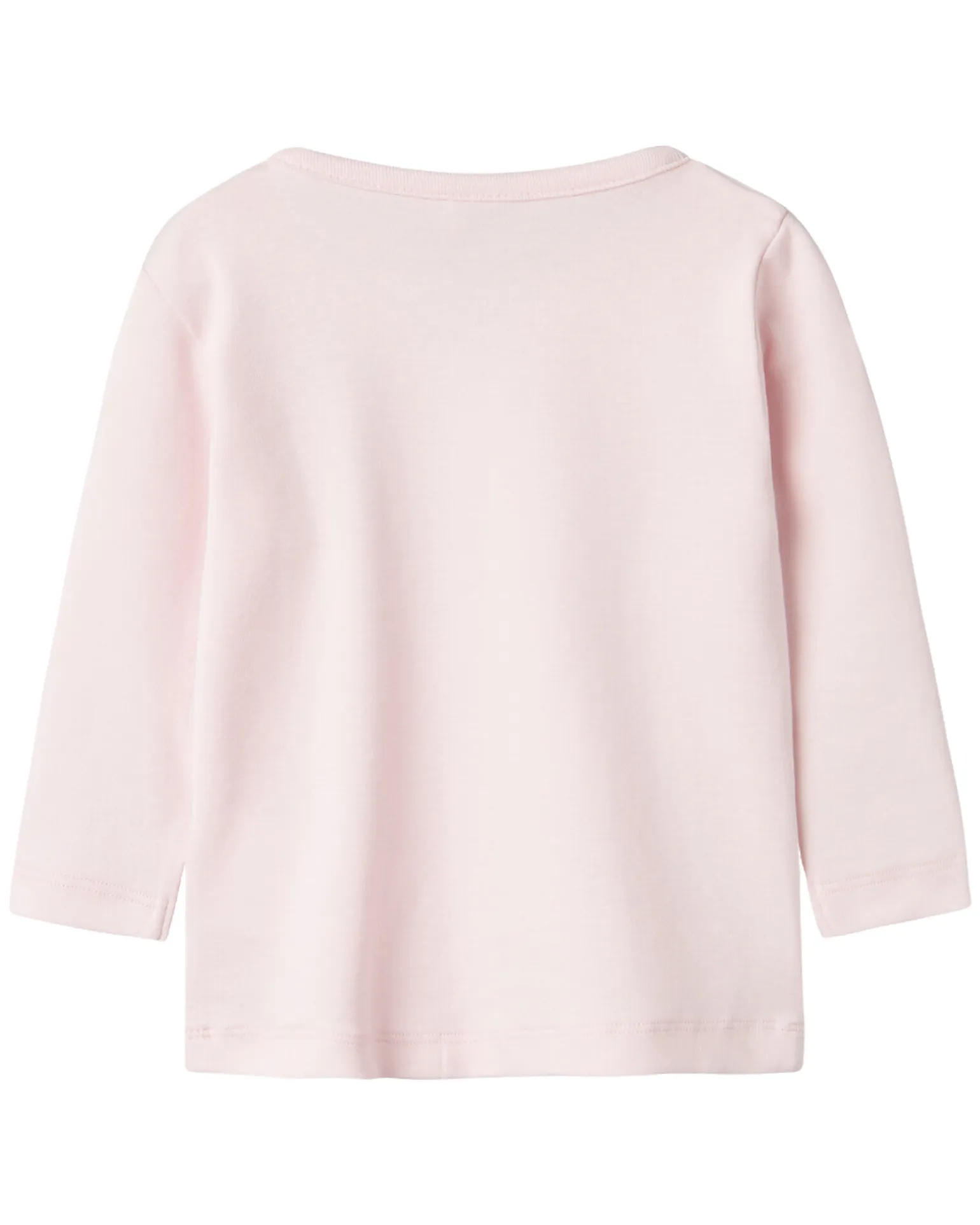 Maglia Maniche Lunghe - Rosa - Fiori - Cotone Bio